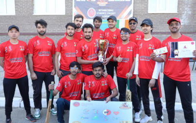 Студенты–медики из Индии и Пакистана соревновались в игре в крикет в Актобе
