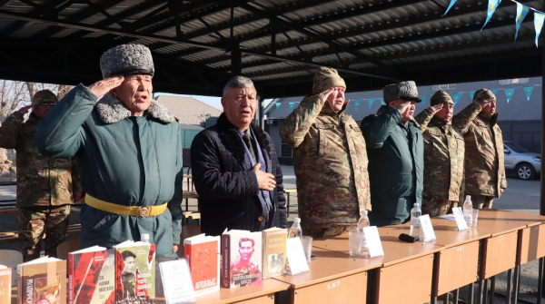 В Шымкенте прошла церемония провода призывников