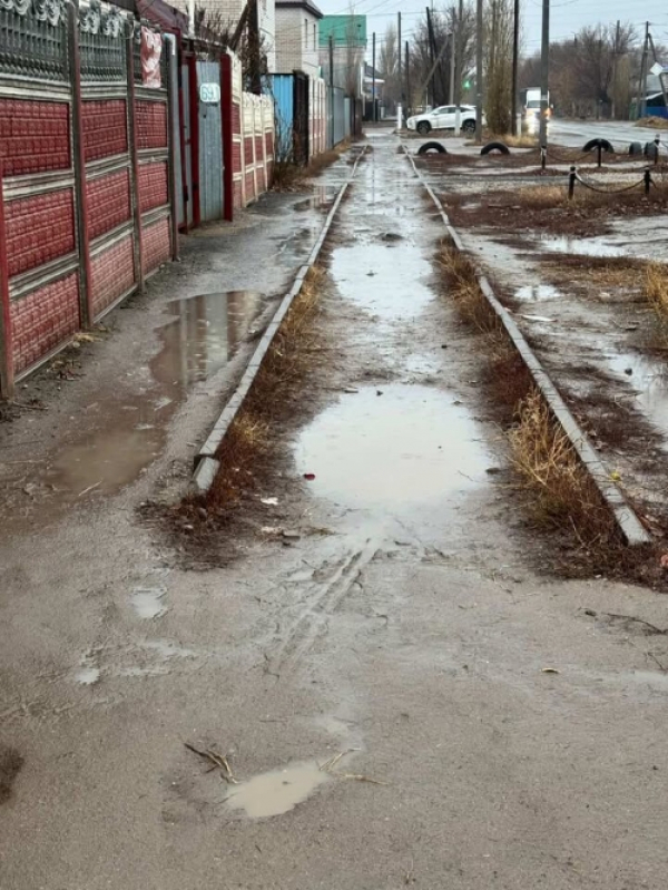 Народный репортер. Невозможно ходить в школу по такой грязи