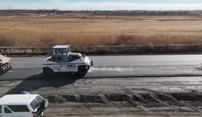 В Карагандинской области завершён средний ремонт 30 км трассы KAZ14