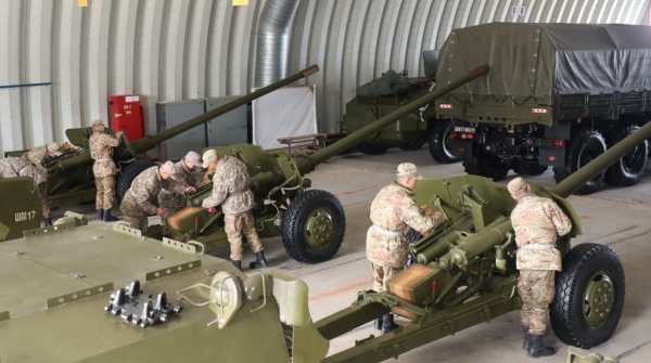 Готовность Шымкентских артиллеристов к зиме подтверждена высшей оценкой проверяющих